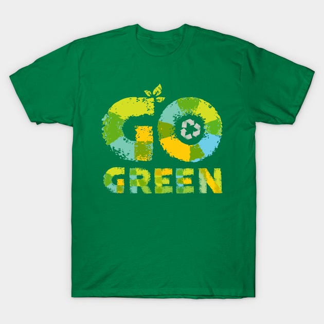 Go Green T-Shirt by kimmieshops